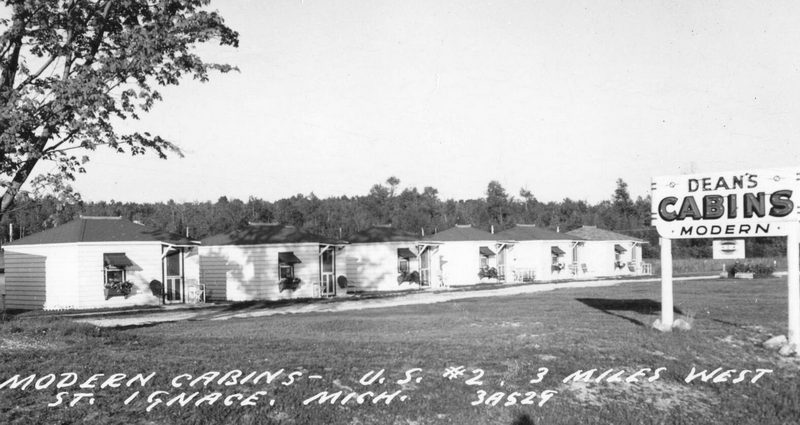 Deans Cabins - Postcard (newer photo)